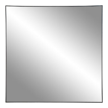 Квадратно огледало “Jersey“ с черна рамка - 60 см.
